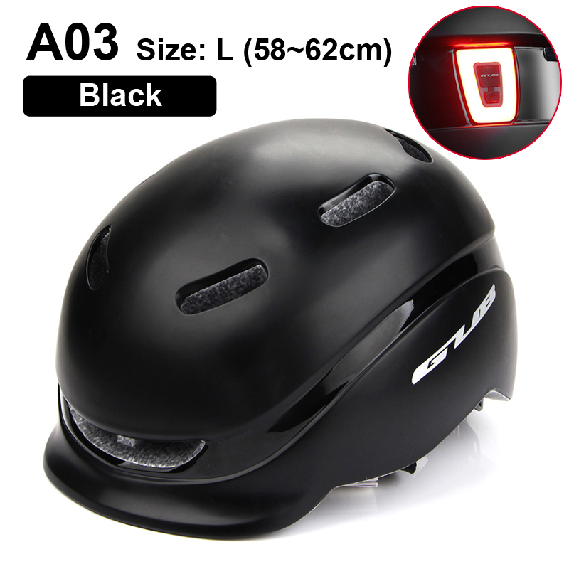 LED Light Bike Helmet City Cycling For Man Women Adult Bicycle Helmet Chargeable Downhill MTB Road Bike Scooter Helmet