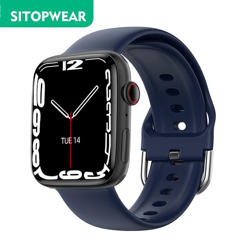 Men Women Smart Watch Bluetooth Calls Smartwatch Heart Rate Monitor Sport Fitness Bracelet Custom Watch Face Wireless Charging