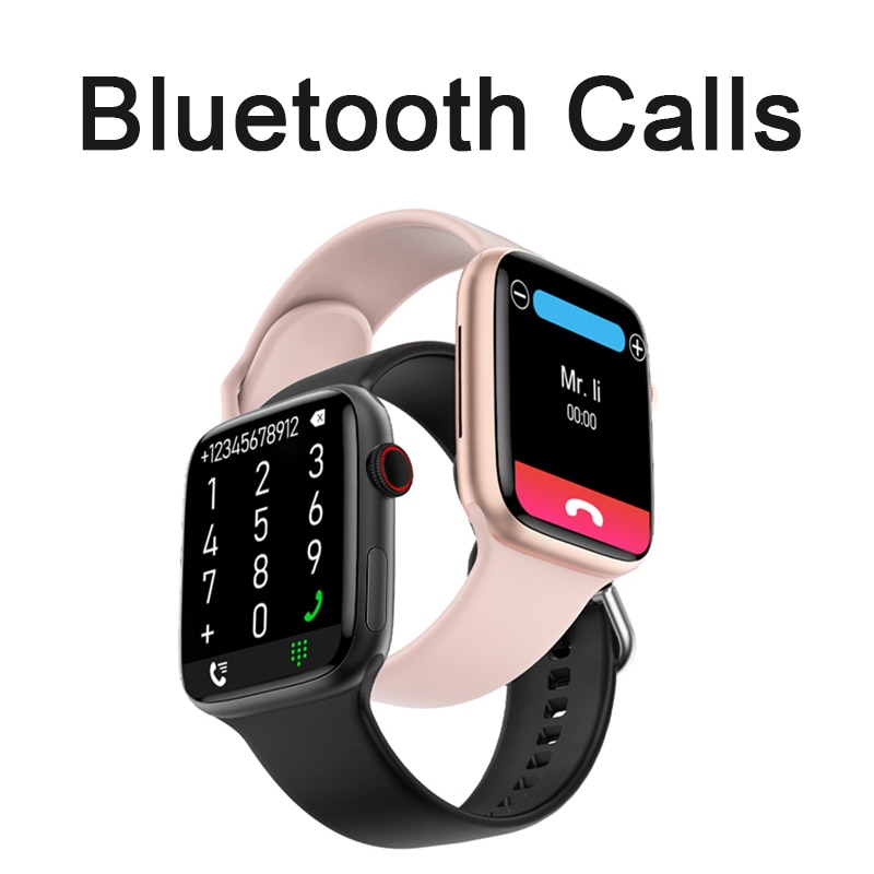 Men Women Smart Watch Bluetooth Calls Smartwatch Heart Rate Monitor Sport Fitness Bracelet Custom Watch Face Wireless Charging